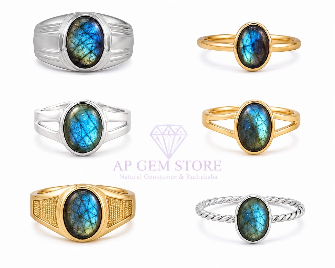 Labradorite Rings